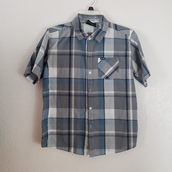 Boys Button Down Shirt : Size L 16 to 18 - Picture 1 of 4